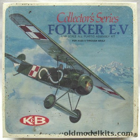 Aurora-KB 1/48 Fokker E-V (D-VIII) - Polish Air Force, 1135-170 plastic model kit